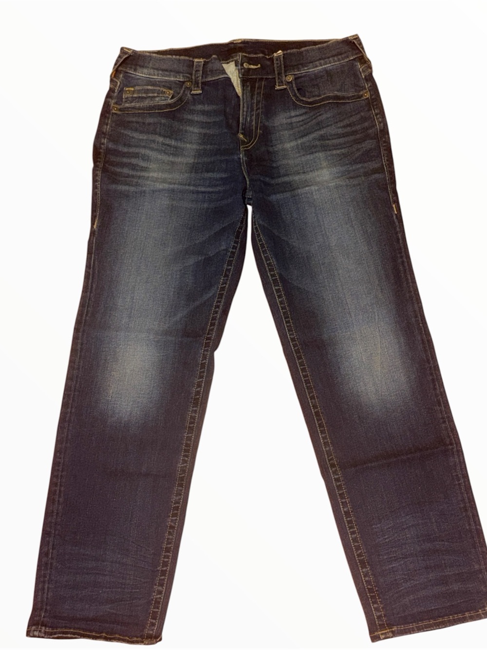True Religion Mens Devin Style Loose Straight Jeans Size 34